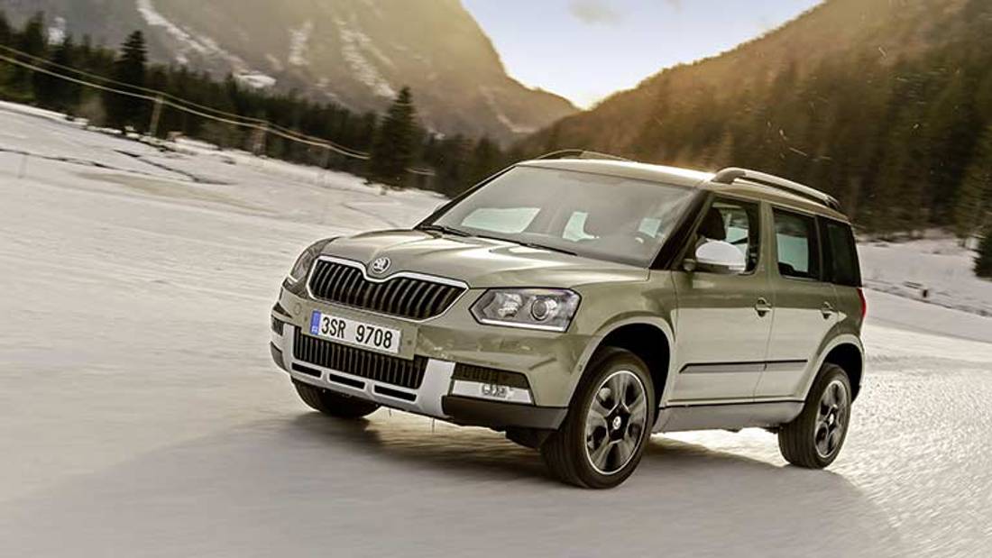 Skoda Yeti vedere din fata