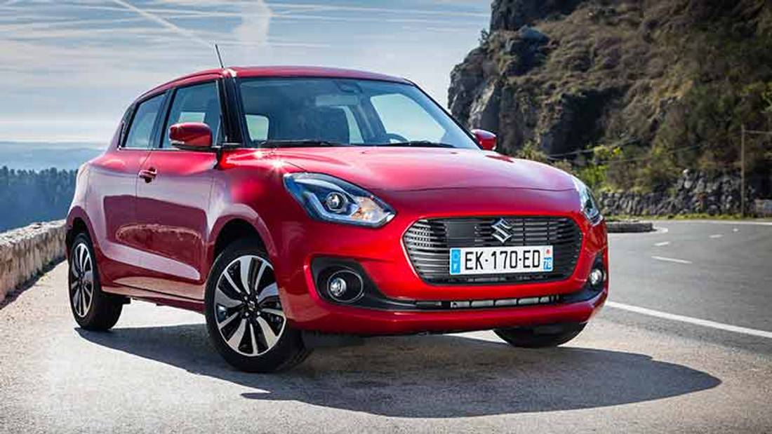 vedere din fata Suzuki Swift