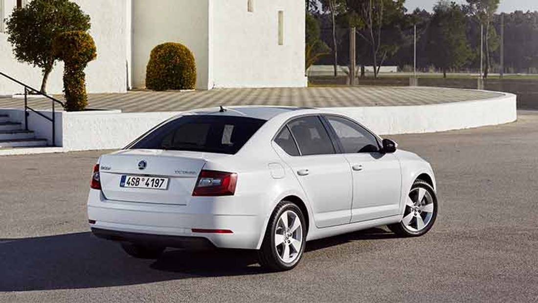 Skoda Octavia vedere din spate