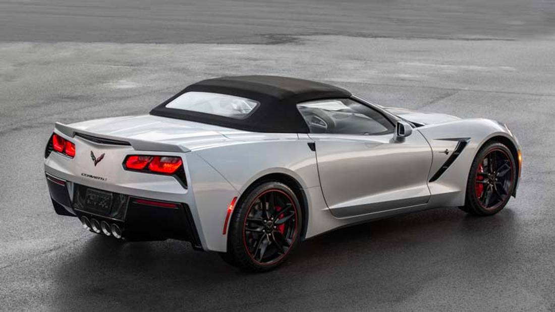 Corvette Z06 privit din spate