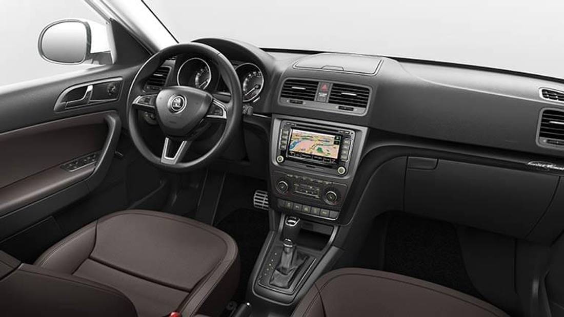 Interiorul Skoda Yeti