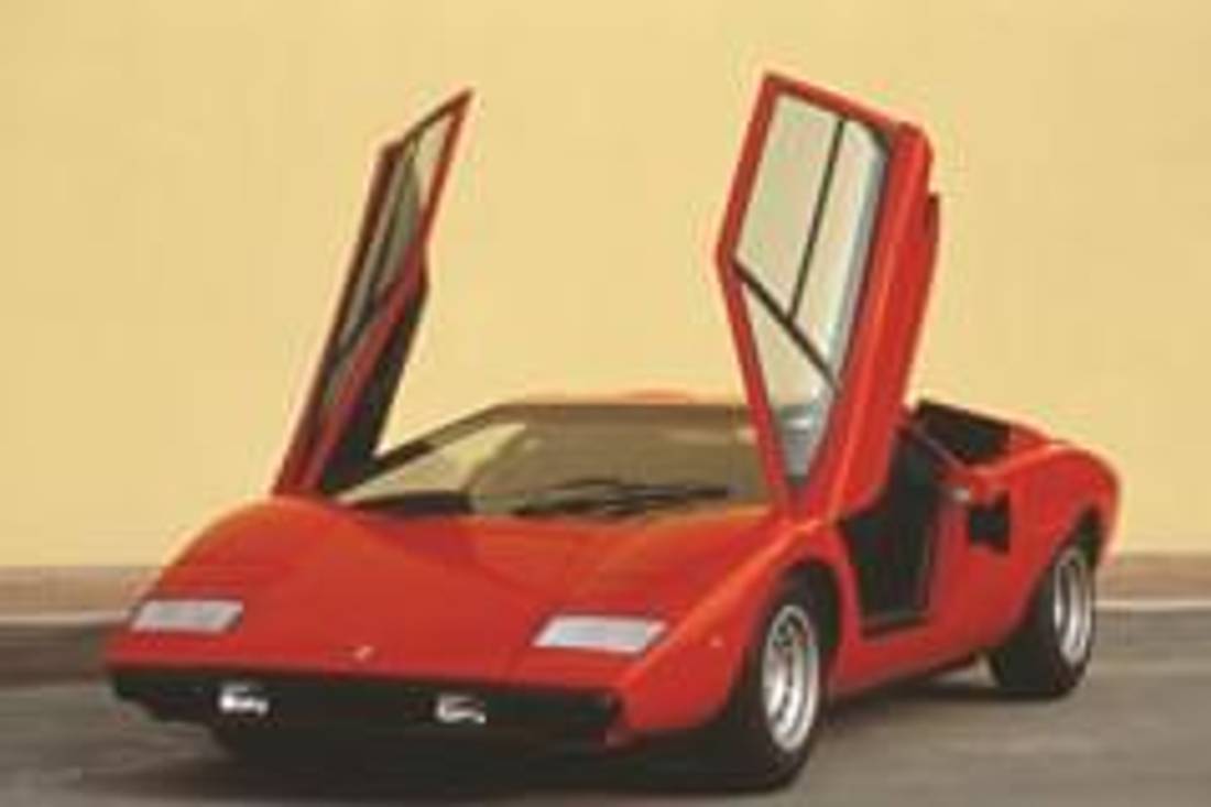 Lamborghini Countach von vorn