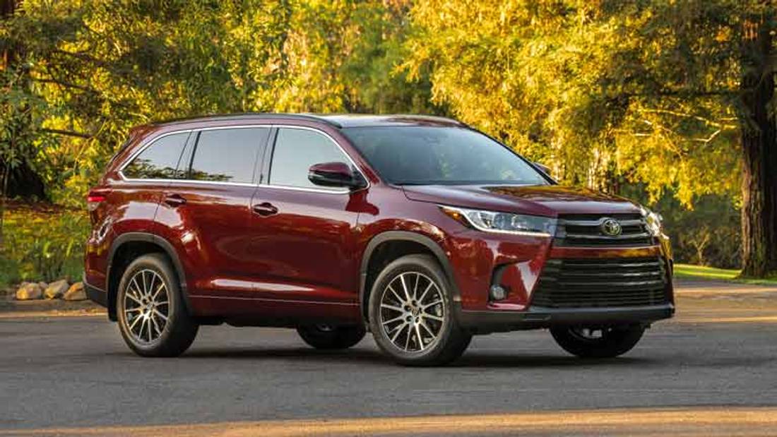 Toyota Highlander vedere din fata