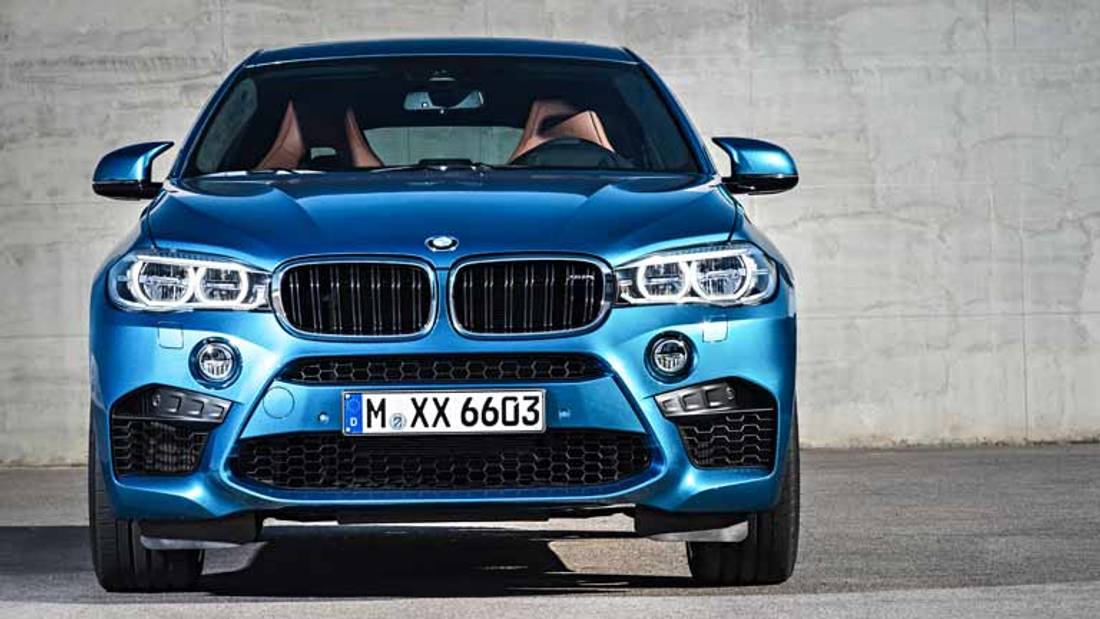 BMW X6 M privit din fata