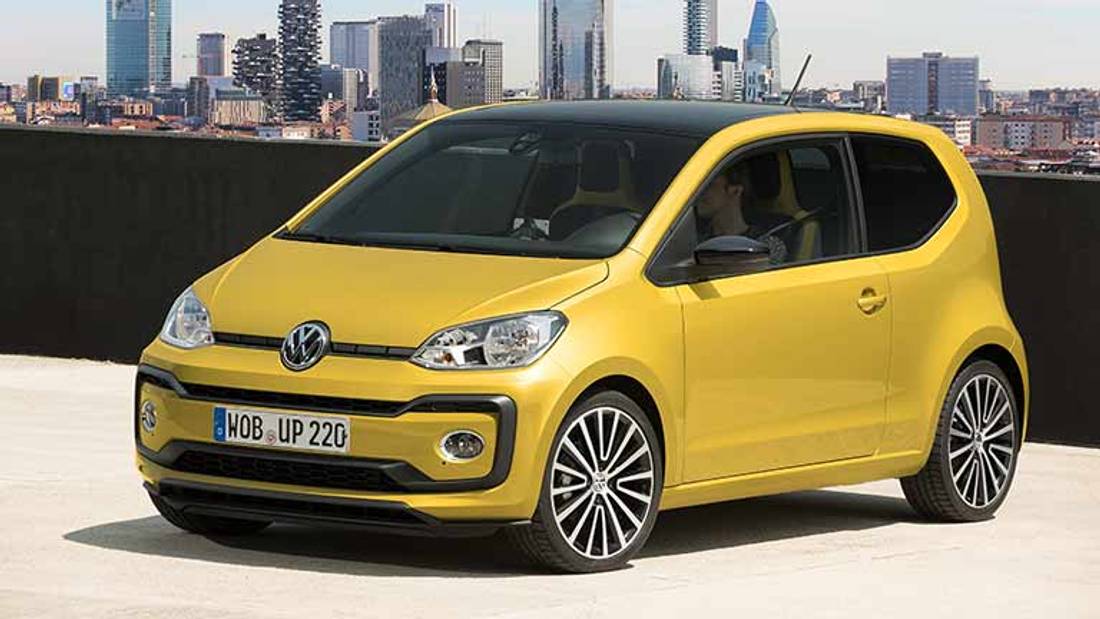 vedere din fata Volkswagen up!